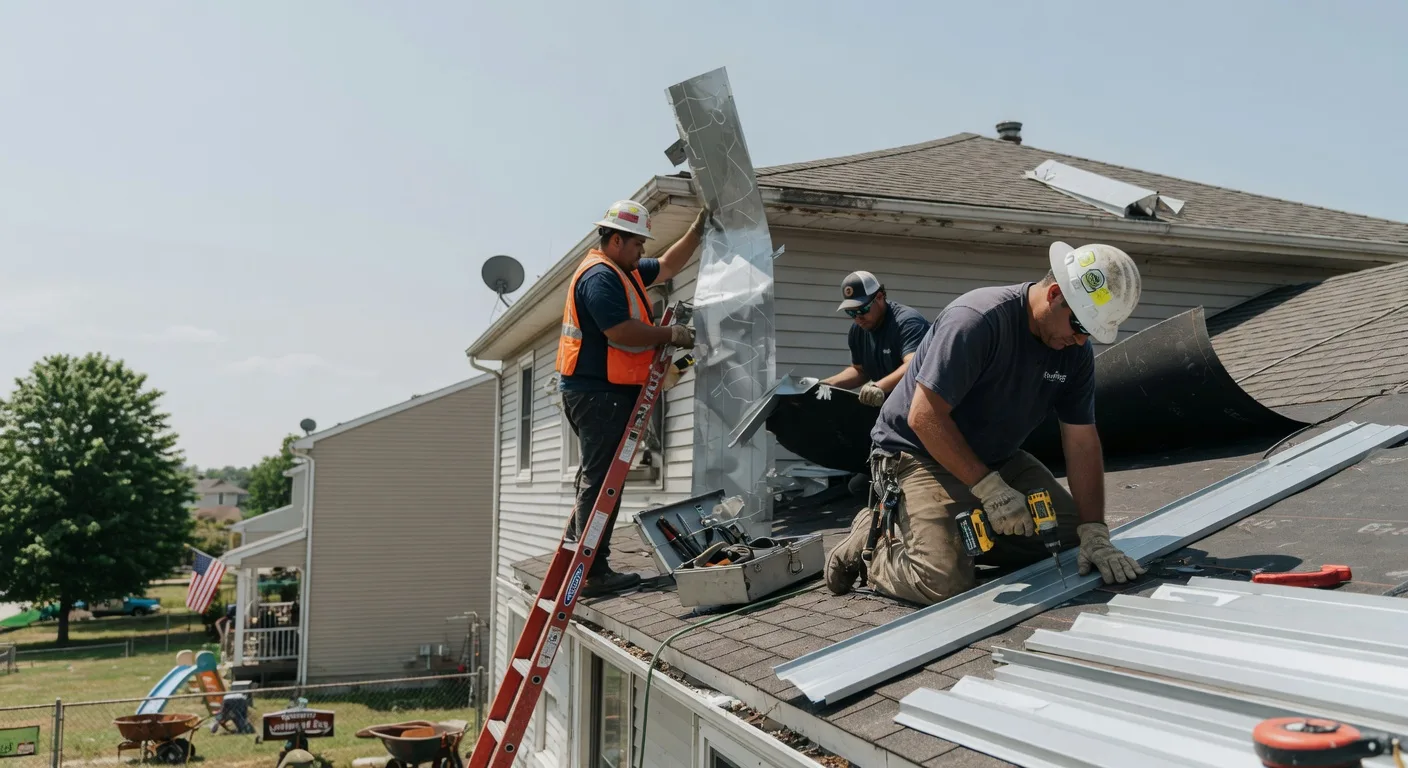 Storm Damage Metal Roof Repair in Lance Creek, WY